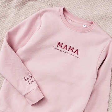 Personalised Adult Size Mama Sweatshirt 