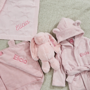 Personalised Pink Bedtime Essentials Gift Set
