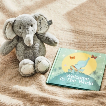 Personalised Born to be Loved Read & Play Gift Set