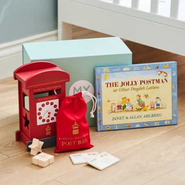 Personalised The Jolly Postman Read & Play Gift Set 