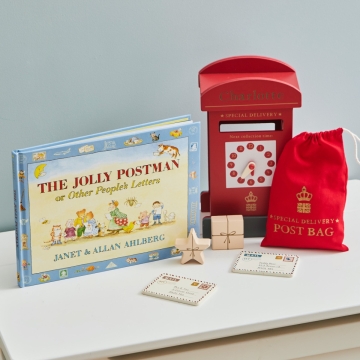 Personalised The Jolly Postman Read & Play Gift Set 