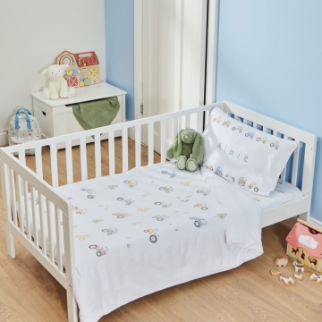 Personalised Fun on the Farm Print Bedding Set