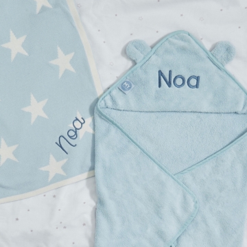 Personalised Blue Soak & Snooze Gift Set 