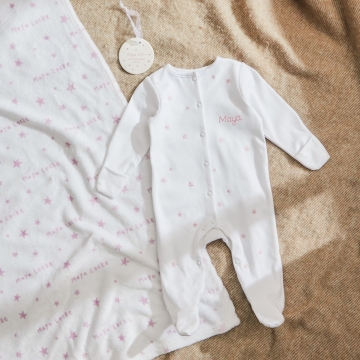Personalised Pink Star Keepsake Set