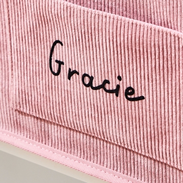 Personalised Yellow Flower Pink Storage Cube