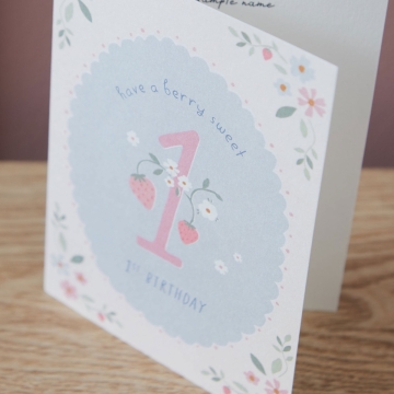 Personalised Berry Sweet Birthday Card