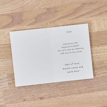 Personalised Happy Birthday Photo Card