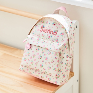 Personalised Ditsy Print Classic Mini Backpack