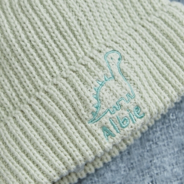 Personalised Dino Design Sage Beanie