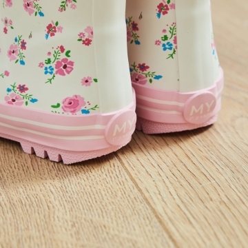 Personalised Ditsy Floral Welly Boots FSC®