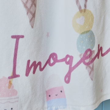 Personalised Ice Cream Beach Towel