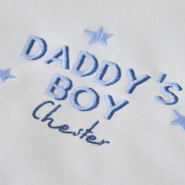Personalised Daddy’s Boy Ecru Sweatshirt
