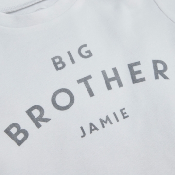 Personalised Big Brother White T-Shirt