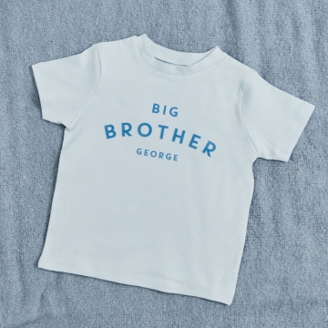 Personalised Big Brother Blue T-Shirt