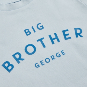 Personalised Big Brother Blue T-Shirt