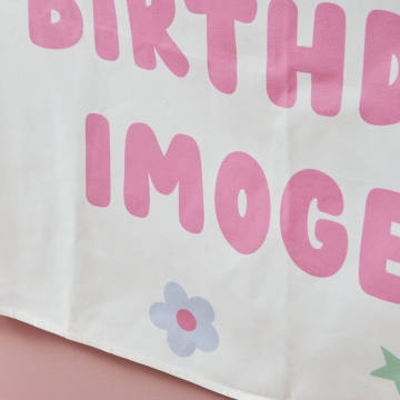 My Kids Personalised Birthday Girl Large Wall Hanging