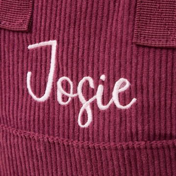 Personalised Big Name Berry Cord Backpack