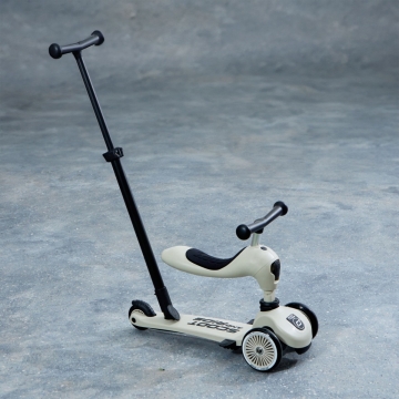 Scoot and Ride Highway Kick 1 Push & Go Scooter in Ash