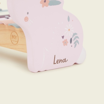 Personalised Wooden Bunny Xylophone FSC&reg;