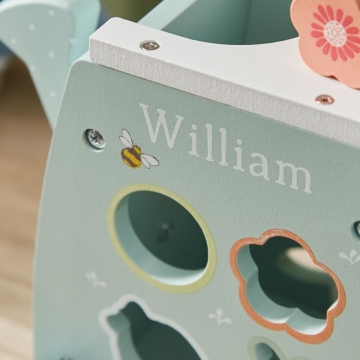 Personalised Peter Rabbit™ Watering Can Shape Sorter FSC®