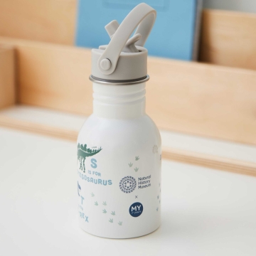 Personalised Natural History Museum™ Dinosaur Water Bottle