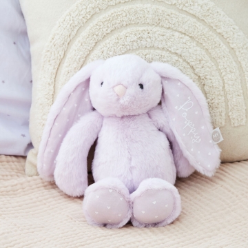 Personalised Lush Lavender Bunny Soft Toy 
