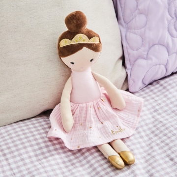 Personalised Ballerina Doll Brunette Hair