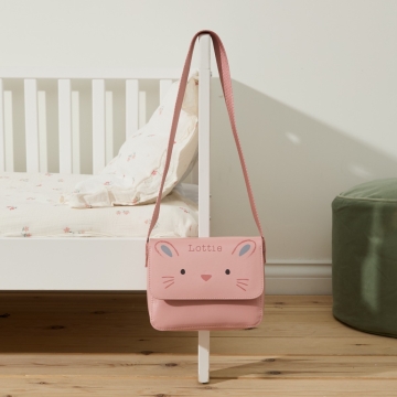 Personalised Bunny Pink Handbag