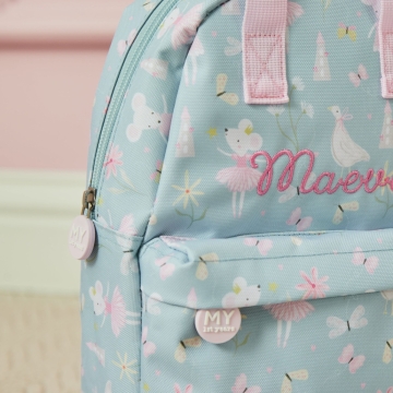 Personalised Twinkle Tales Mouse Ballerina Mini Backpack