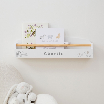 Personalised Cuddle Club Picture Shelf