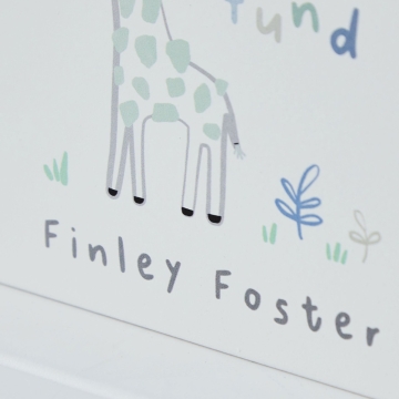 Personalised Cuddle Club Wooden Money Box FSC®