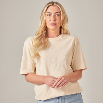 Personalised Cream Bridesmaid T-Shirt 