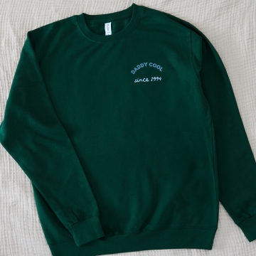 Personalised Forest Green Adults Cool Club Sweatshirt