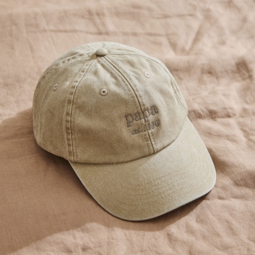 Personalised Family Vintage Cap in Natural 