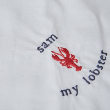 Personalised Lobster Handkerchief