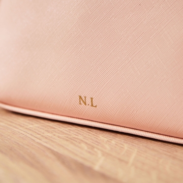 Personalised Medium Pink Make-Up Bag