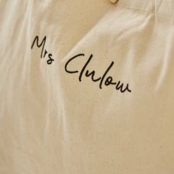 Personalised Script Canvas Tote Bag by Made Yours