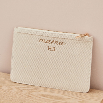 Personalised Mama Canvas Pouch 