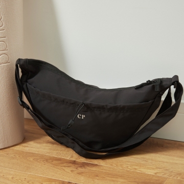 Personalised Studio Black Cross Body Bag