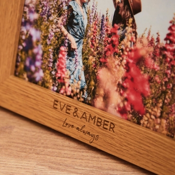 Personalised Besties Wooden Picture Frame