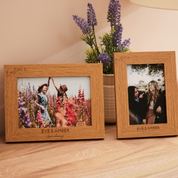Personalised Besties Wooden Picture Frame