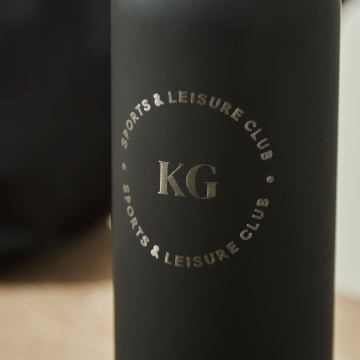 Personalised Black Water Bottle