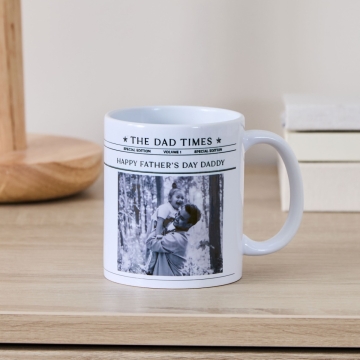Personalised Dad Times Photo Upload Mug