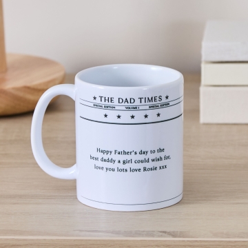 Personalised Dad Times Photo Upload Mug