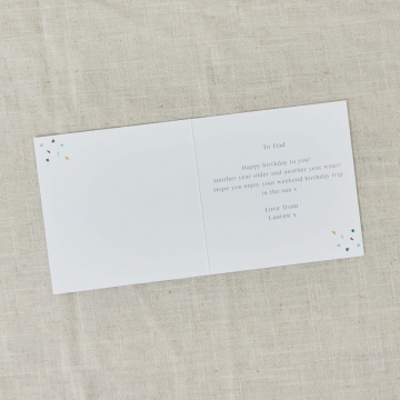 Personalised Confetti Happy Birthday Photo Card