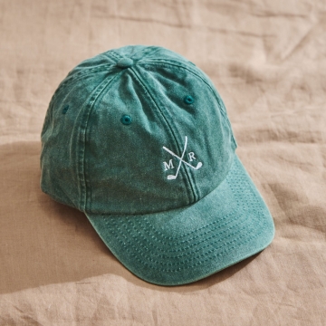 Personalised Golf Initial Green Cap