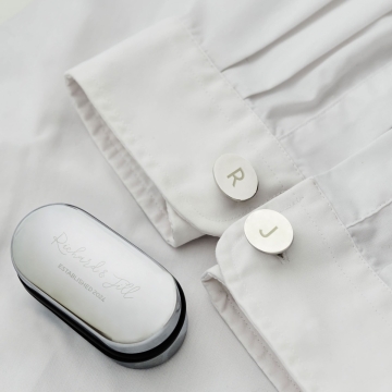 Personalised Happy Couple Cufflink Gift Set