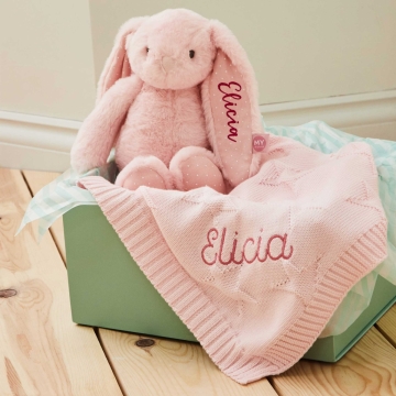 Personalized Pink Bedtime Cuddle Gift Set