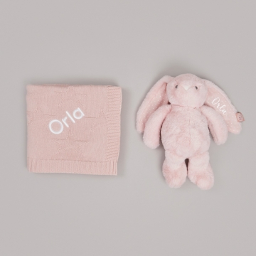 Personalised Pink Bedtime Cuddle Gift Set