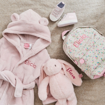 Personalised Pink Best of My 1st Years Gift Set